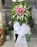  Vòng Hoa Đám Tang Vô Cùng Thương Tiếc Giá Rẻ - HTL130 - Hoa Tang Lễ 