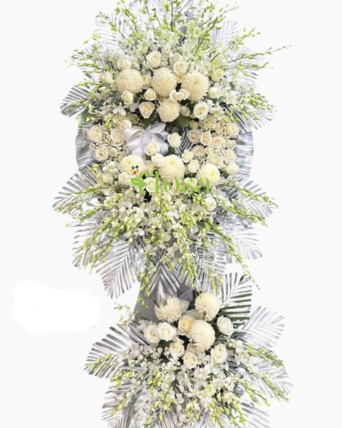 Mẫu Bó Hoa Bằng Tiền 500k Đẹp, Sang Chảnh Nhất: Khúc Ca Từ Biệt - HTL178