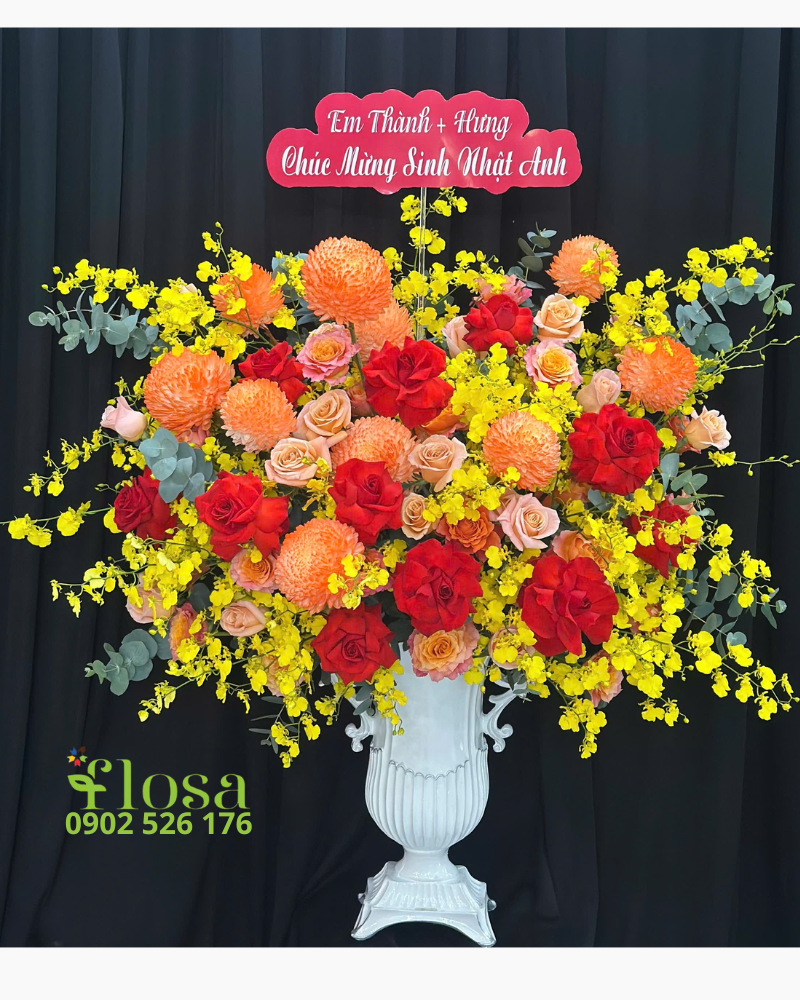  Bình Hoa Sắc Lộc-HCB76 