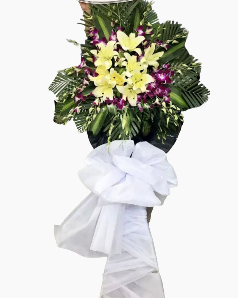  Vòng Hoa Đám Tang - HTL123 - Hoa Tang Lễ 