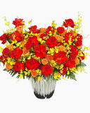  Hộp Hoa Đỏ Vũ  - HH128 