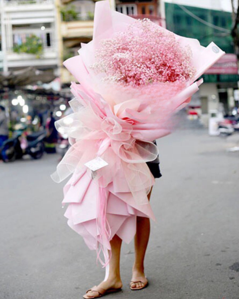 Hoa Hồng: Baby Hồng - HBD23 - Hoa 8/3