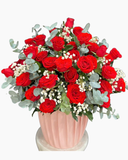  Hộp Hoa Đỏ Thuần - HH141 