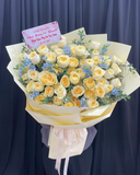  Bó Hoa Vàng Kem - HBD335 