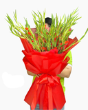  Bó Hoa Dên Đỏ- HBD323 