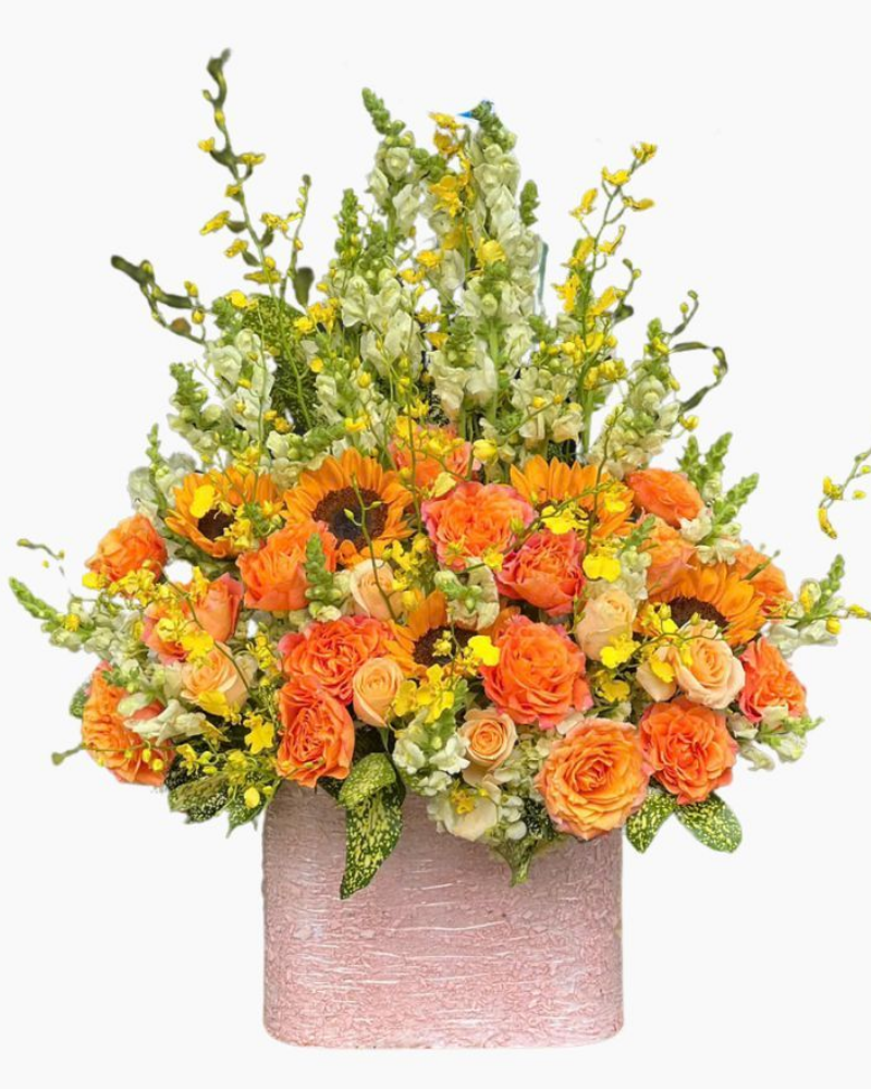  Hộp Hoa Tình Yêu Màu Nắng - HH20 