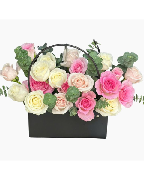 Hoa 20/10 đẹp tặng người yêu, vợ, mẹ: Hoa Giỏ Lời Thương Mến - Hoa 20/10- HG64