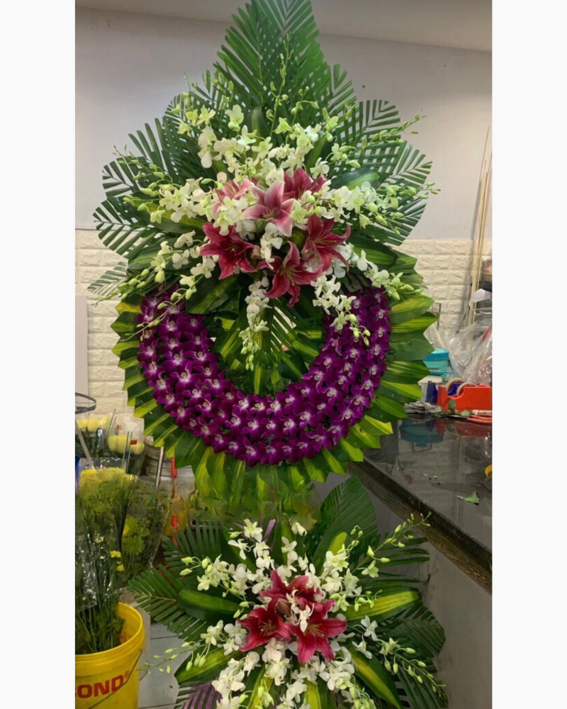  Everlasting Memories - HTL04 - Vòng Hoa Tang Lễ 