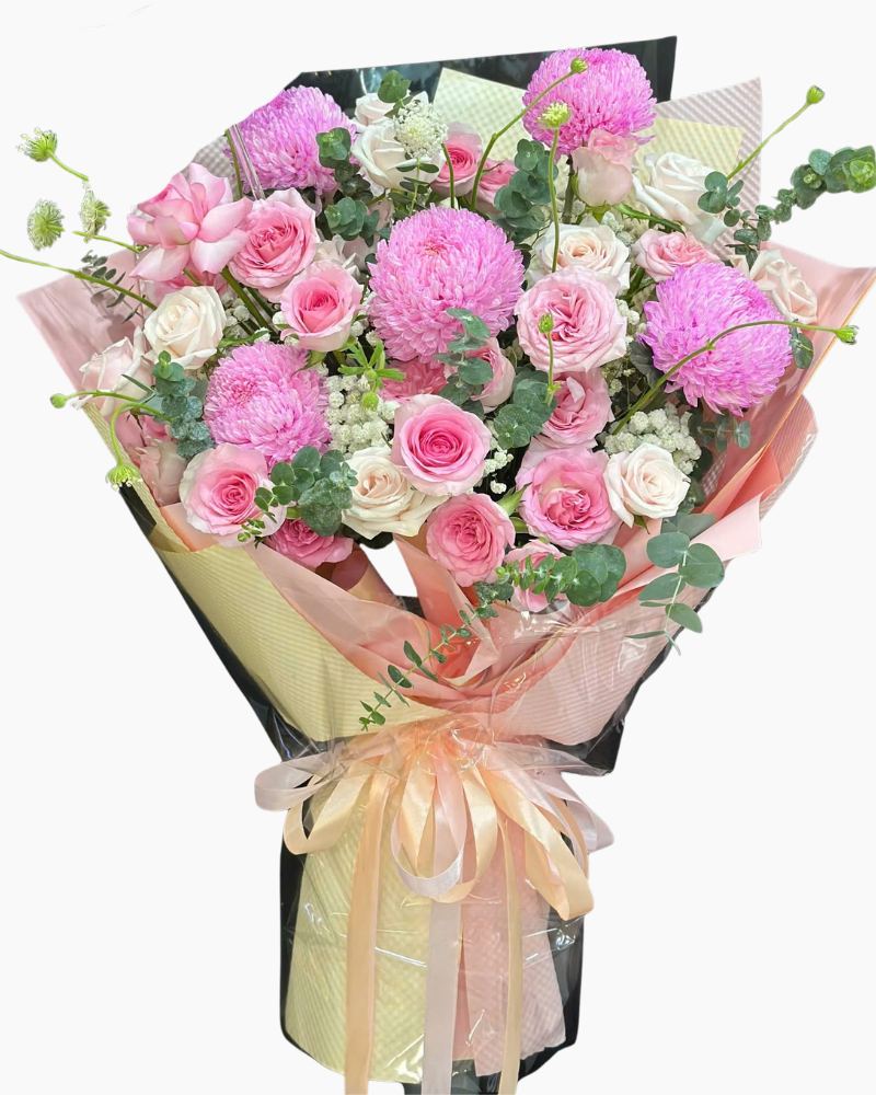  Bó Hoa Hồng Tâm - HBD336 