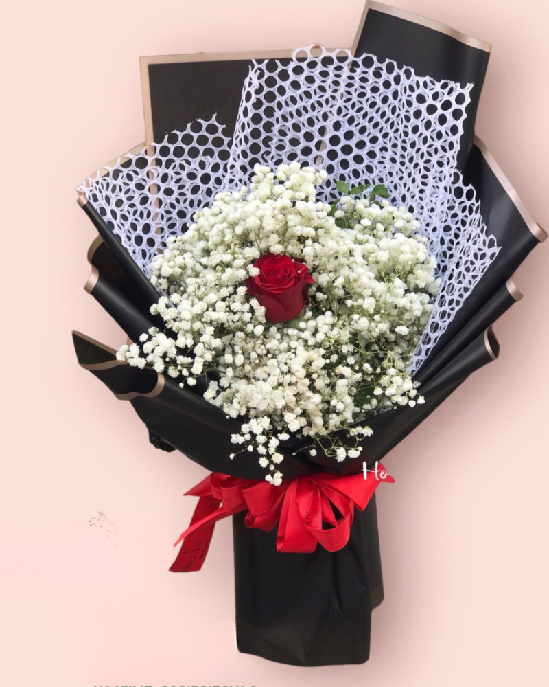  Bó Hoa Chỉ Yêu Mình Em - HBD76 - Hoa 20/10 