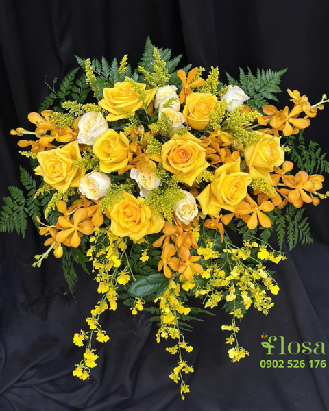 Hoa Để Bục Phát Biểu: Các Mẫu Hoa Đẹp Cho Hội Nghị, Sự Kiện: Ánh Sáng Phát Tài - BPB19