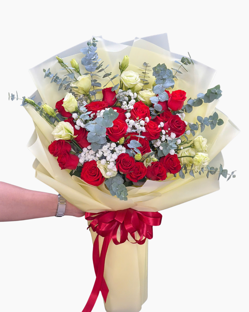  Bó hoa Đỏ Thanh Xuân - Hoa 20/10 - HBD294 