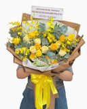  Bó Hoa Nắng Mai Hạnh Phúc - HBD313 