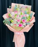  Bó Hoa Sắc Hồng Tinh Khôi-HBD323 