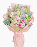  Bó Hoa Sắc Hồng Tinh Khôi-HBD323 