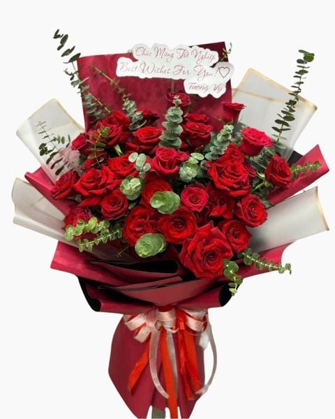 Mẫu Hoa Hồng 8/3 Đẹp, Ý Nghĩa Nhất Ngày Quốc Tế Phụ Nữ: bo-hoa-hong-30-ecuador-hbd239