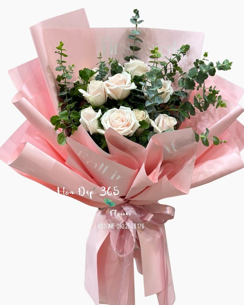  Bó Hoa Hồng Baby - HBD255 - Hoa Tặng Mẹ 