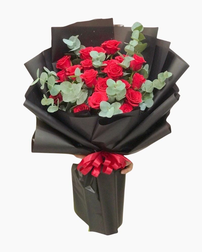  Bó Hoa Hồng Đỏ 20 Hoa - HBD235 - Hoa Hồng 20/10 