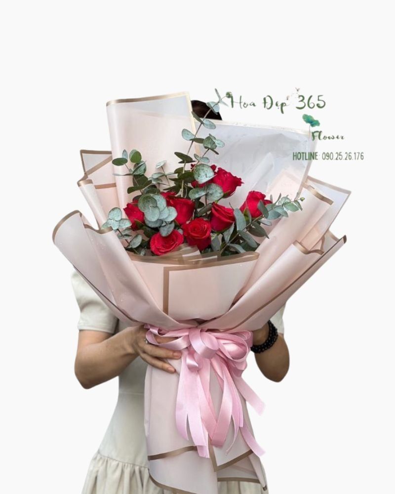  Bó Hoa Tươi Hoa Hồng Mãi Yêu - HBD257 