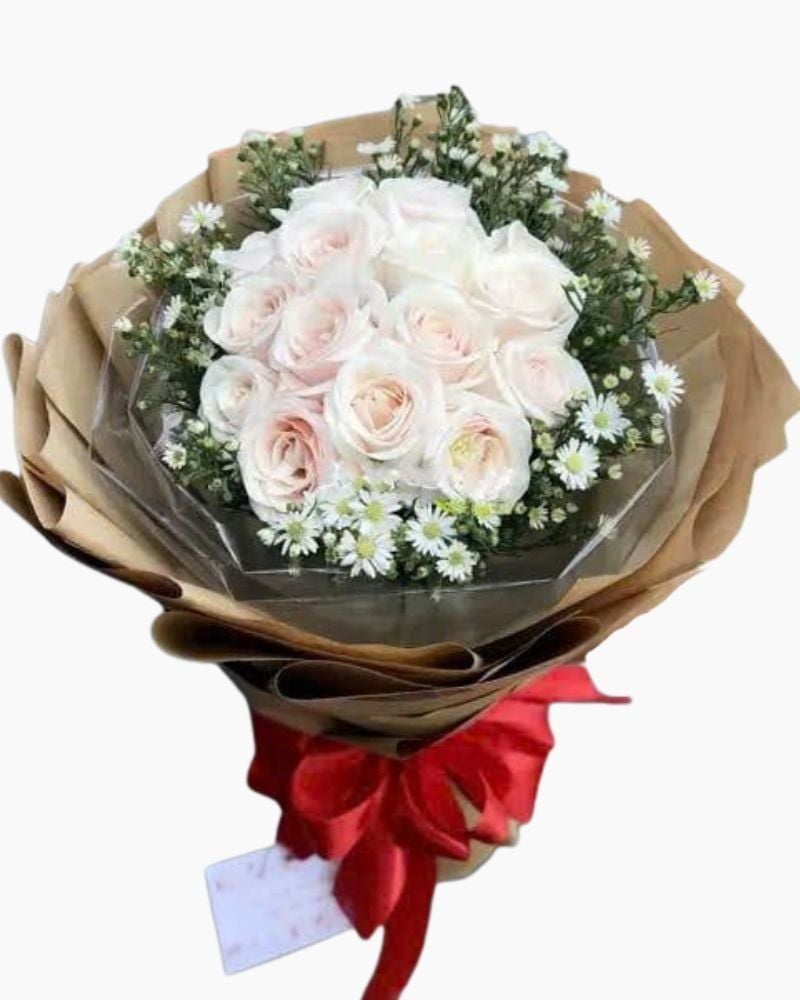  Bó Hoa Hồng Pastel Tươi Tắn - HBT01 