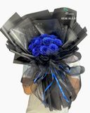  Bó Hoa Hồng Sáp Kim Tuyến Xanh - HST45 - hoa tặng Mẹ 