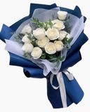  Bó hoa hồng trắng - Ivory Dream - HBD273 