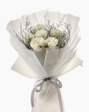  Bó Hoa Hồng Trắng Tinh Yêu Tinh Khiết - HBD21 