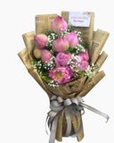  Bó Hoa Sen Hồng - HBD56 - Hoa Tặng Mẹ 