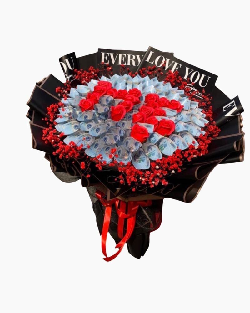  Bó Hoa Tiền 20K Mix Hoa Sáp Kim Tuyến - BT14 - Hoa tặng mẹ 