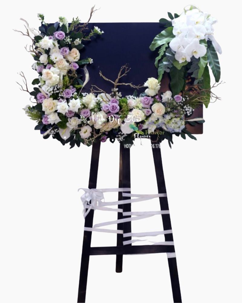  Calming Memory - HTL07 - Vòng Hoa Tang Lễ 