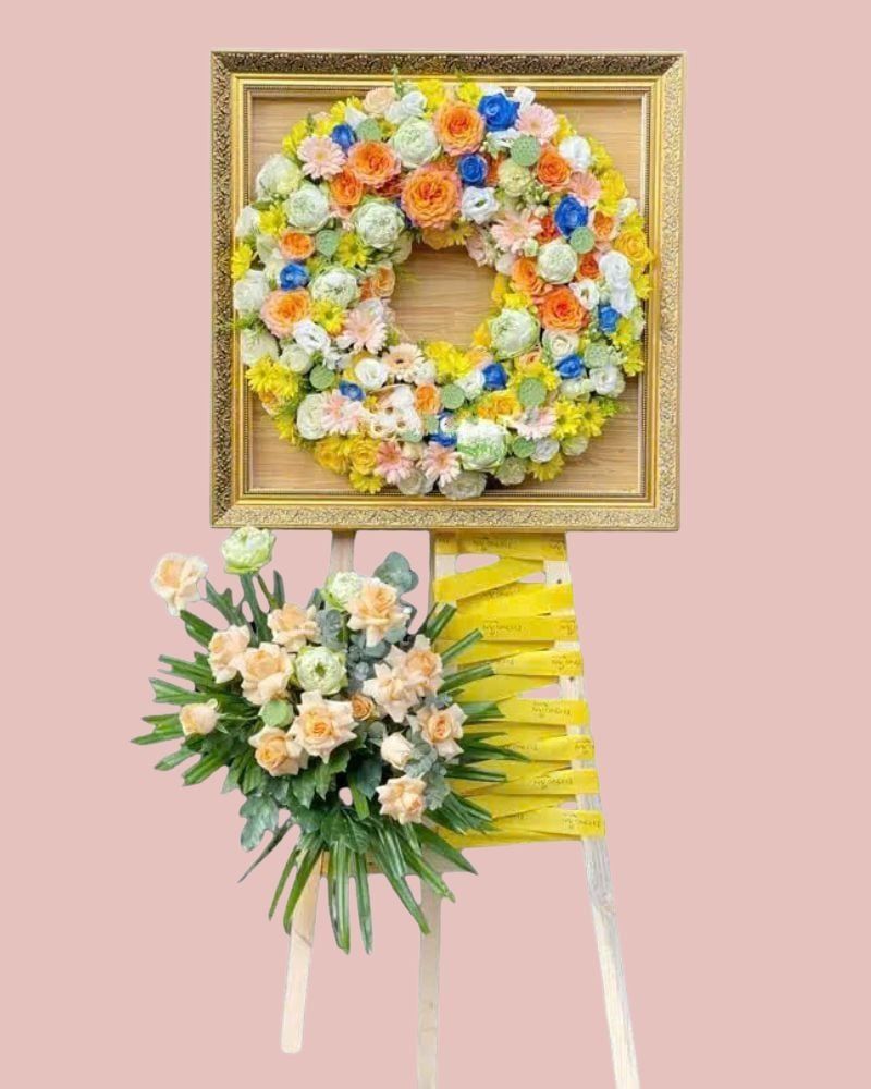  Kệ Hoa Chúc Mừng Tân Tiến - TH06 