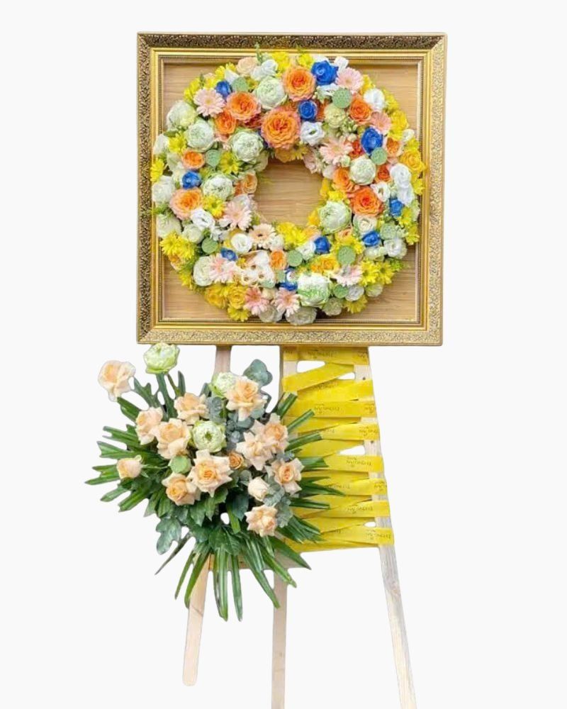  Kệ Hoa Chúc Mừng Tân Tiến - TH06 