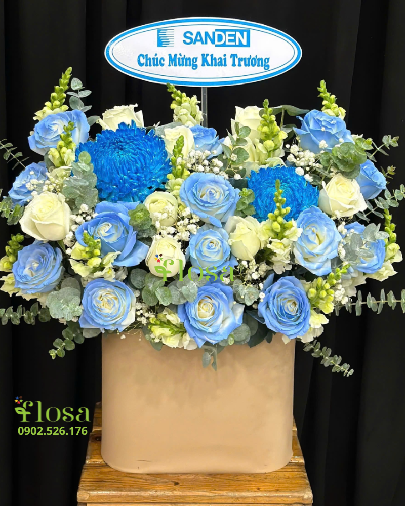  Hộp Hoa Biển Xanh  - HH96 