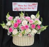  Giỏ Hoa Khúc Tình Mộng Mơ - HG107 