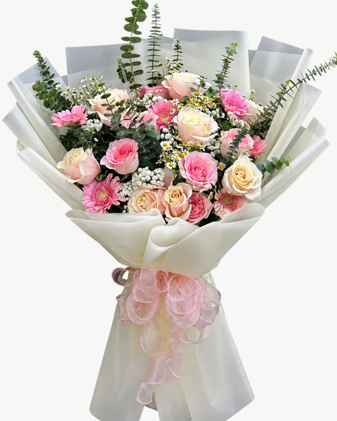 Mẫu Hoa Bó Dài: Bó Hoa Ngọt Ngào - HBD371