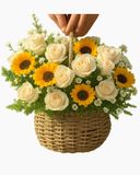  Giỏ Hoa Khai Trương Để Bàn Nắng Hạ - HG58 