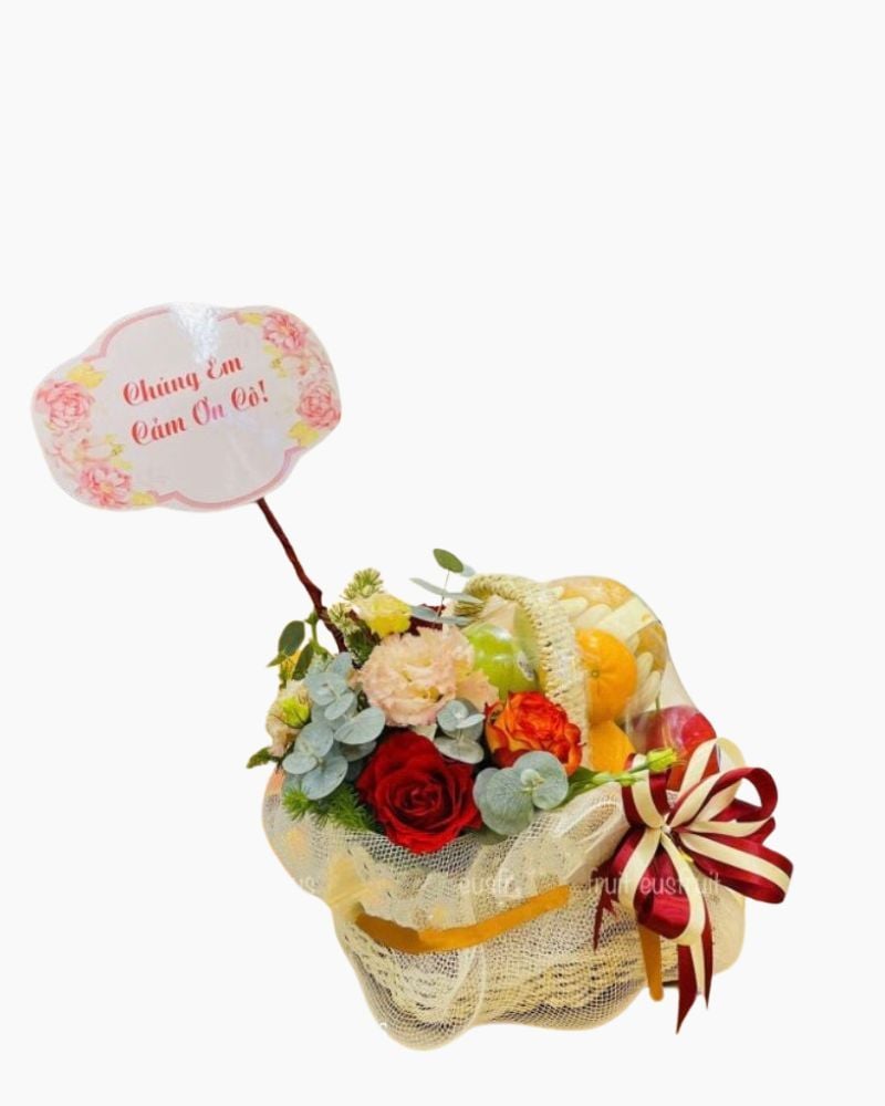  Giỏ Trái Cây Tặng Cô Giáo - GTC90 - Hoa 20/11 