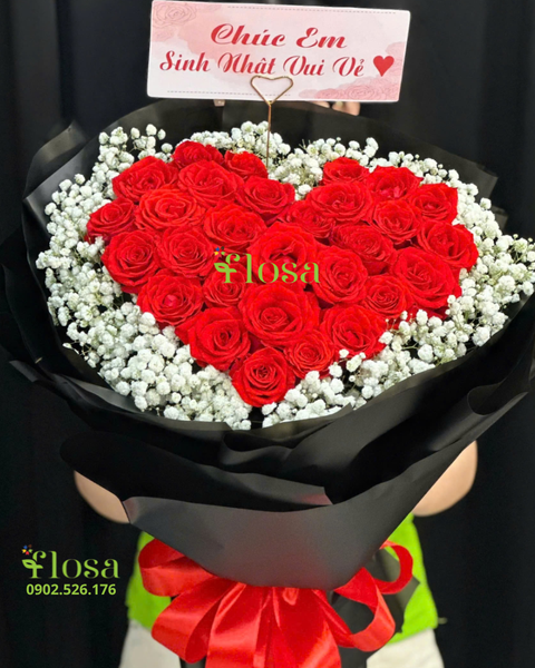 Mẫu Hoa Hồng 8/3 Đẹp, Ý Nghĩa Nhất Ngày Quốc Tế Phụ Nữ: Bó Hoa Đỏ Mật - HBT99