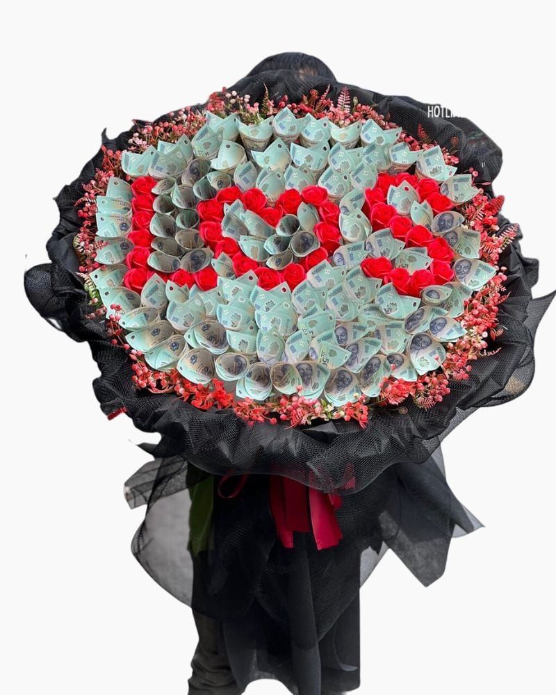  Hoa Bó Tiền 500K - BT34 - Hoa 20/10 