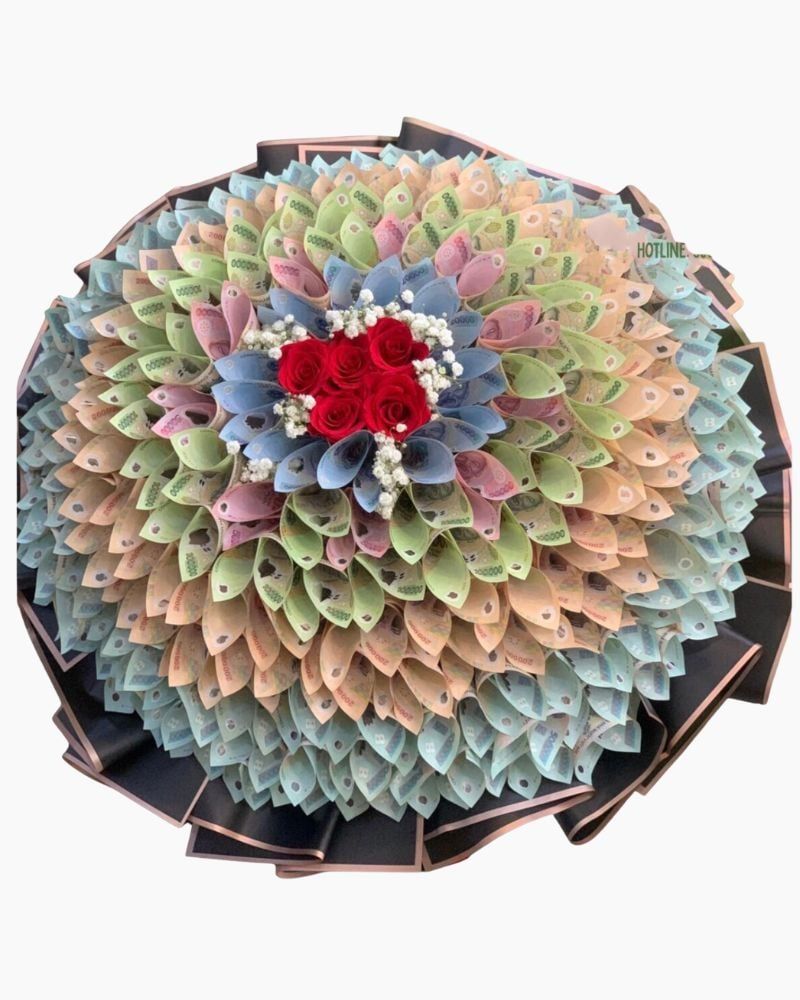  Hoa Bó Tiền Siêu To - BT05 - Hoa 8/3 