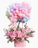  Hoa Bong Bóng Pink Color- HBB03 