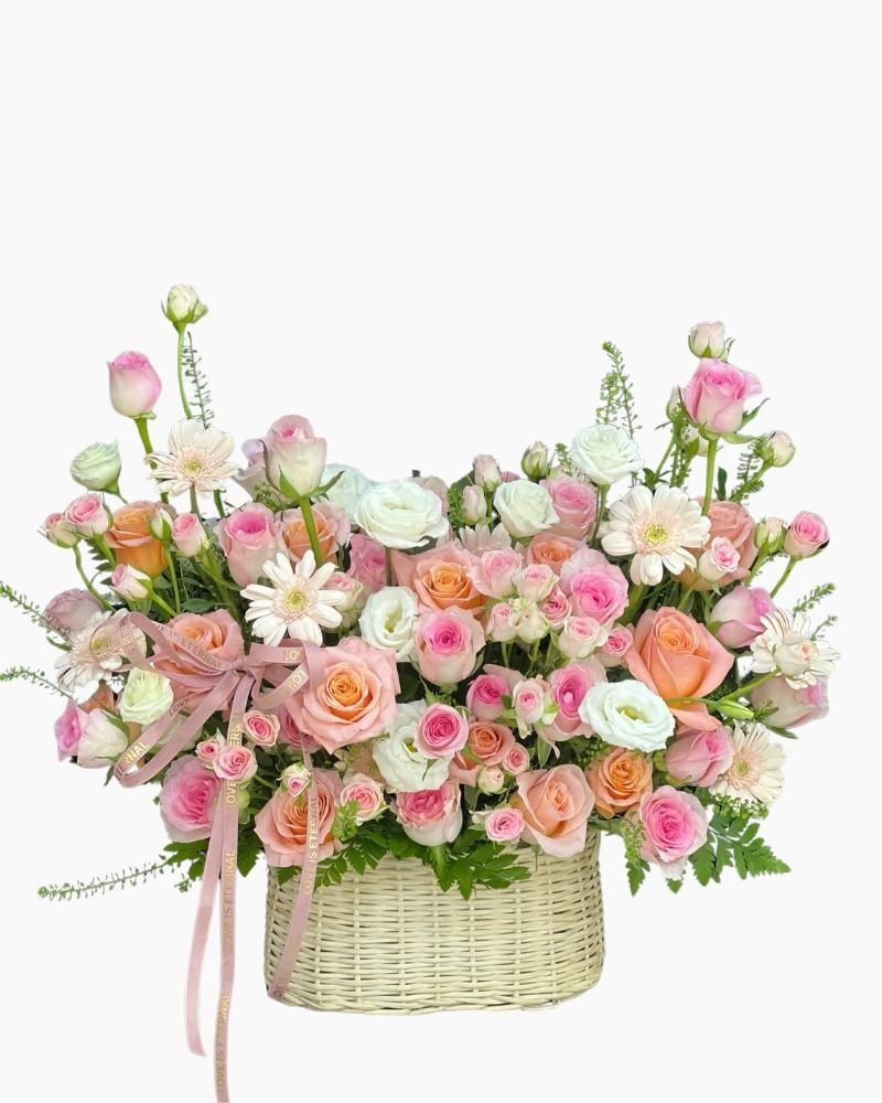  Hoa Giỏ Nụ Cười Của Em - Hoa 20/10 - HG66 