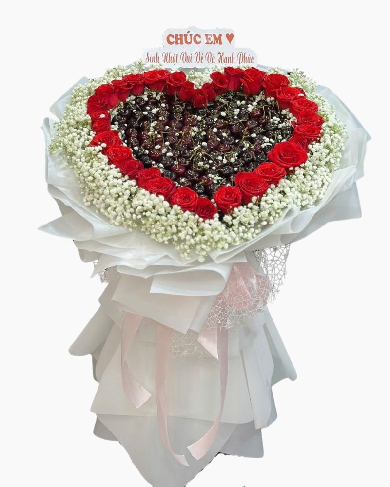  Bó Hoa Trái Cây Ngọt Ngào Trao Em - Hoa 20/10 - TC57 