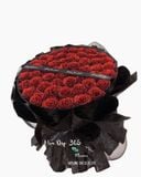  Love Circle - HST28 - Bó Hồng Đỏ Kim Tuyến 50 Bông - Hoa 20/10 