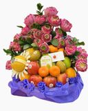  Mâm Trái Cây Mix Hoa Dâng Lễ - GTC136 