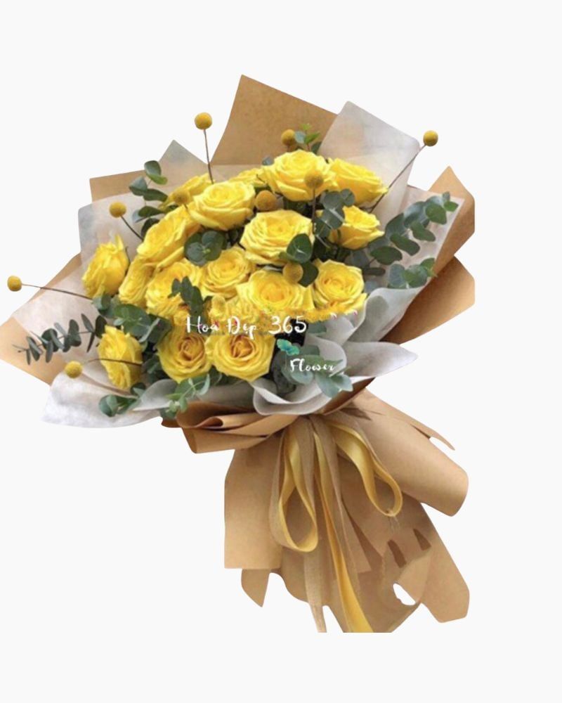  Bó Hoa Ánh Dương - HST10 - Hoa Sáp Hướng Dương 01 Bông 