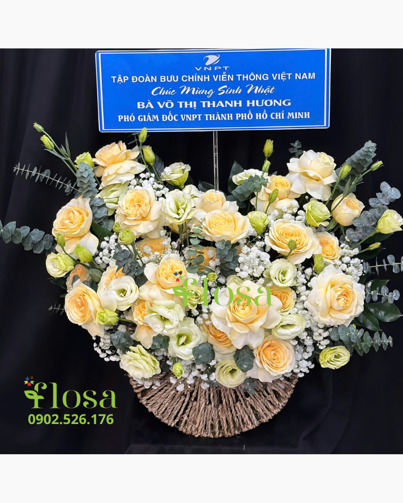  Giỏ Hoa Nắng Dịu - HG87 