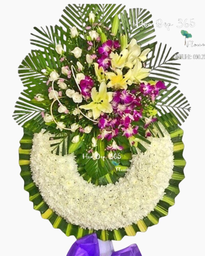  Thiên Thu - HTL103 - Vòng Hoa Đám Tang 