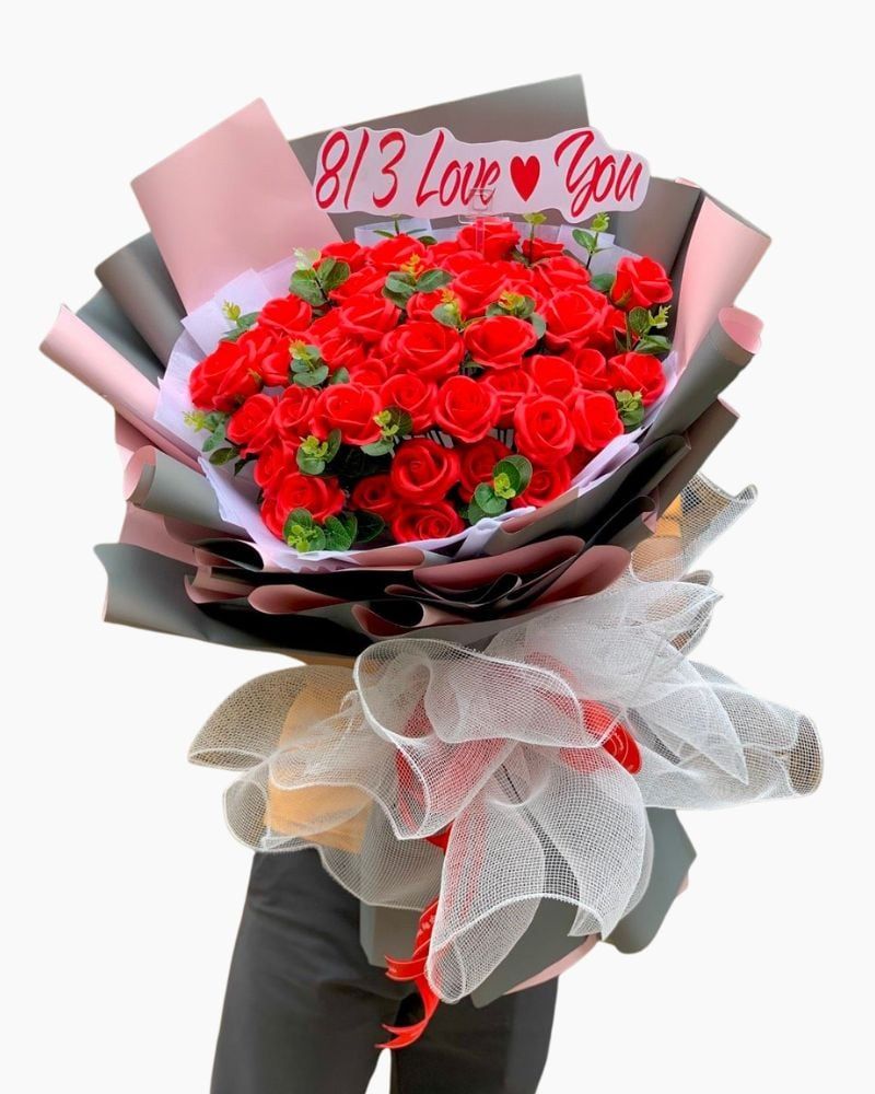  Hoa Hồng Sáp Thơm Sinh Nhật - Tình Yêu Viên Mãn - HST17 