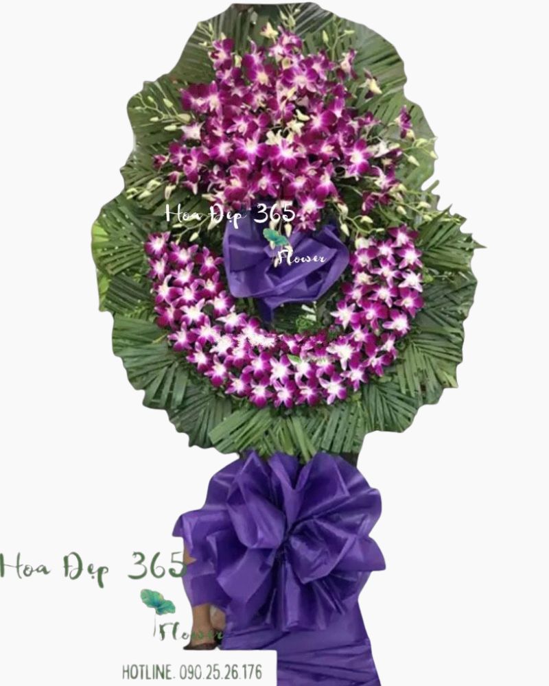  Vòng Hoa Đám Tang - HTL136 - Hoa Tang Lễ 